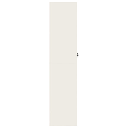 vidaXL File Cabinet White 90x40x180 cm Steel 5