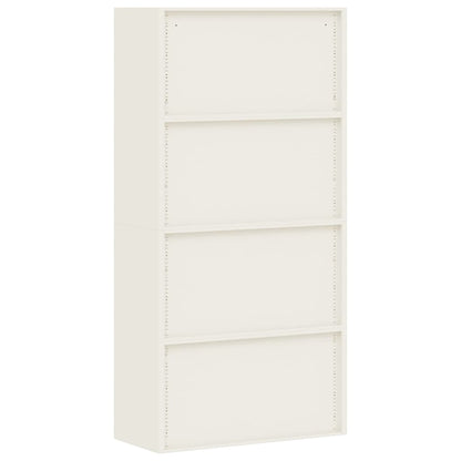 vidaXL File Cabinet White 90x40x180 cm Steel 6