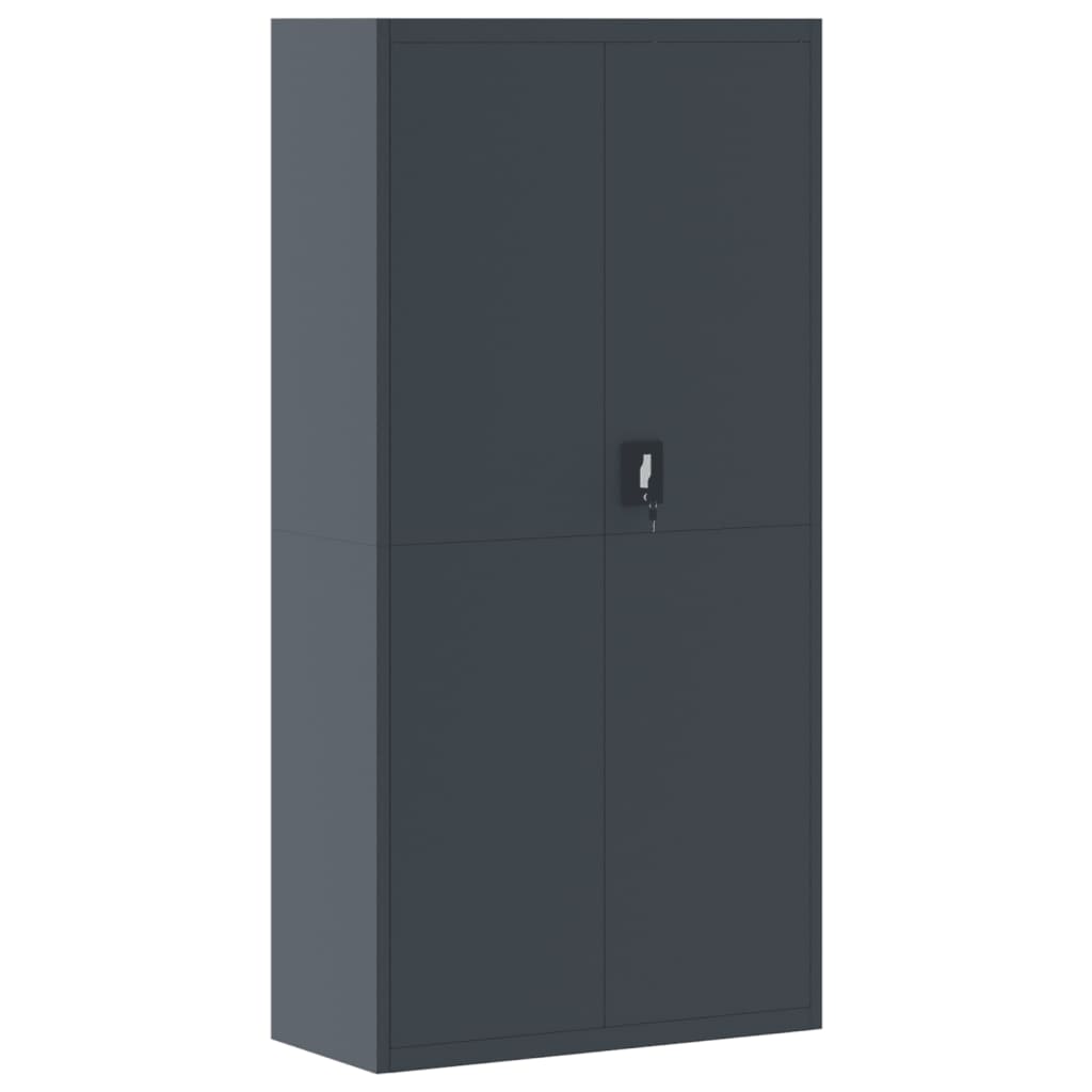 vidaXL File Cabinet Anthracite 90x40x180 cm Steel 2