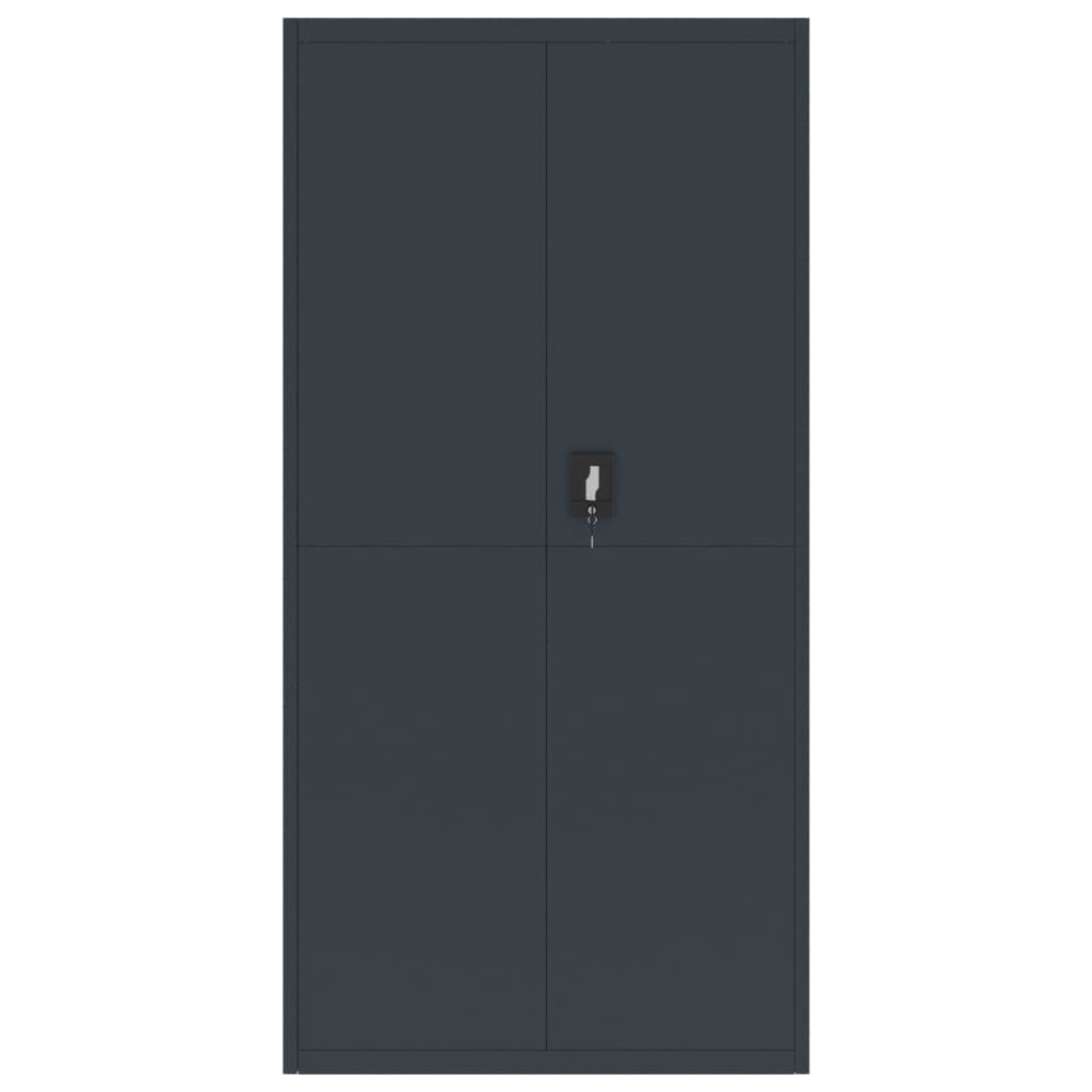 vidaXL File Cabinet Anthracite 90x40x180 cm Steel 3
