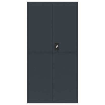 vidaXL File Cabinet Anthracite 90x40x180 cm Steel 3