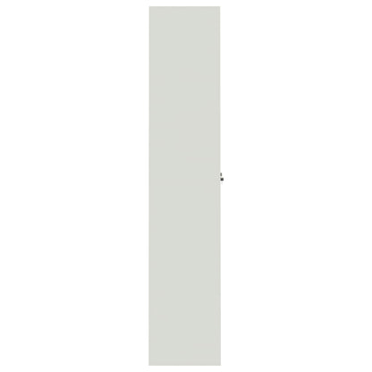 vidaXL File Cabinet Light Grey 90x40x200 cm Steel 5