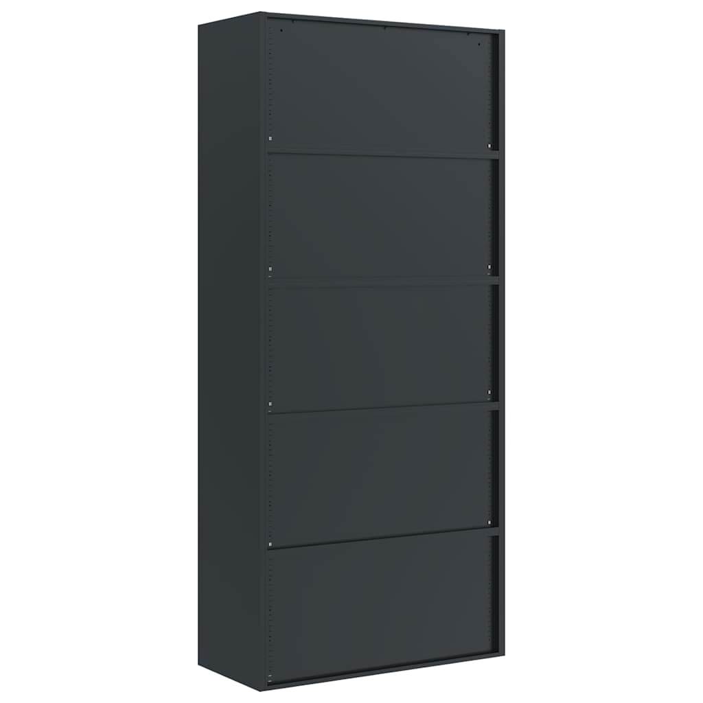 vidaXL File Cabinet Anthracite 90x40x200 cm Steel 6