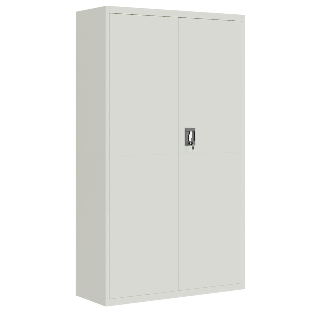 vidaXL File Cabinet Light Grey 105x40x180 cm Steel 2