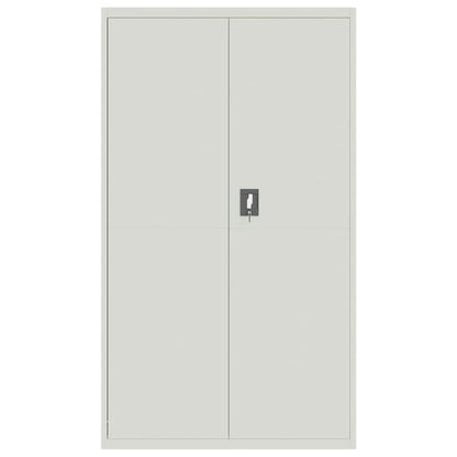 vidaXL File Cabinet Light Grey 105x40x180 cm Steel 3