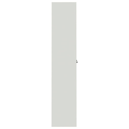vidaXL File Cabinet Light Grey 105x40x180 cm Steel 5