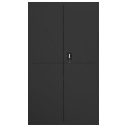 vidaXL File Cabinet Black 105x40x180 cm Steel 3