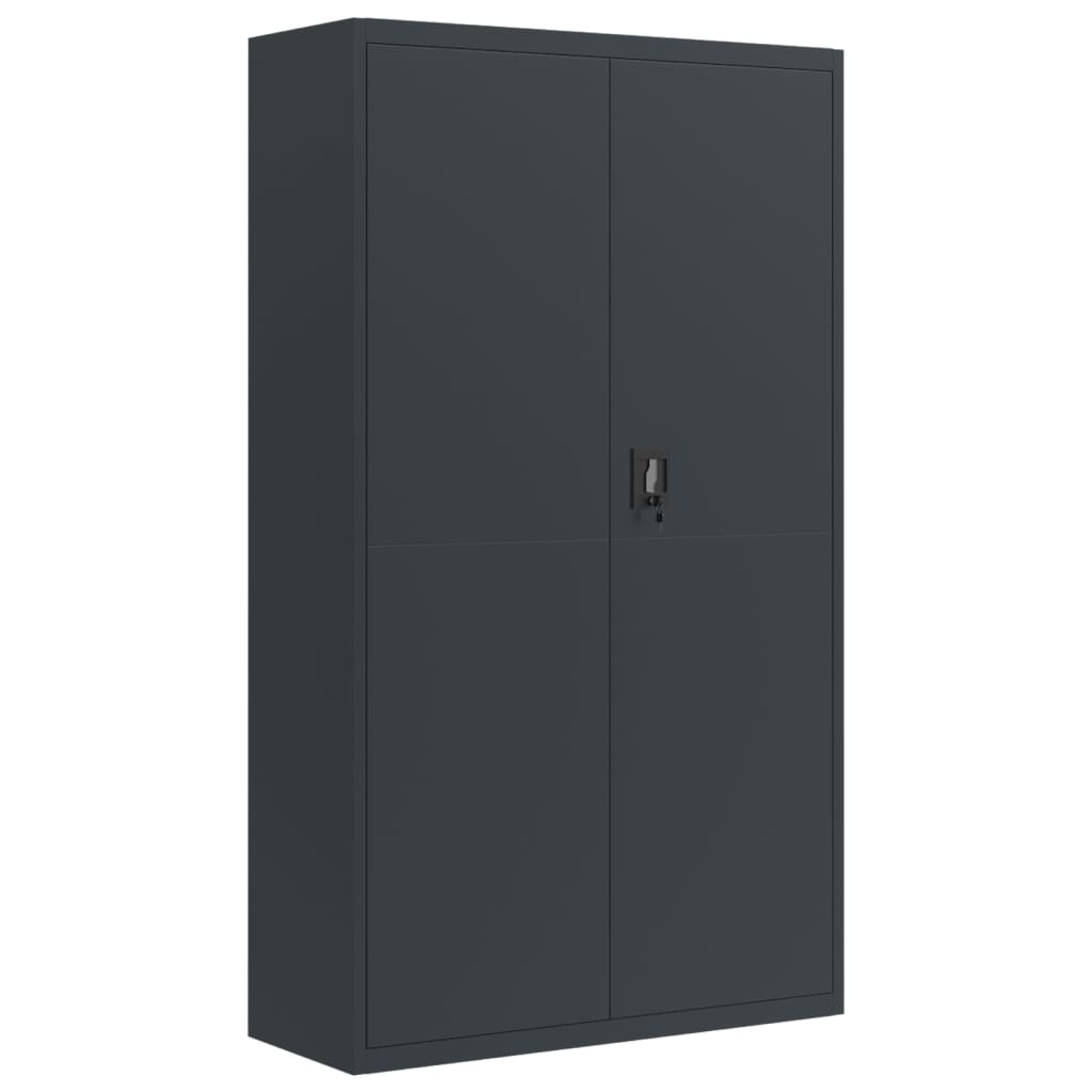 vidaXL File Cabinet Anthracite 105x40x180 cm Steel 2