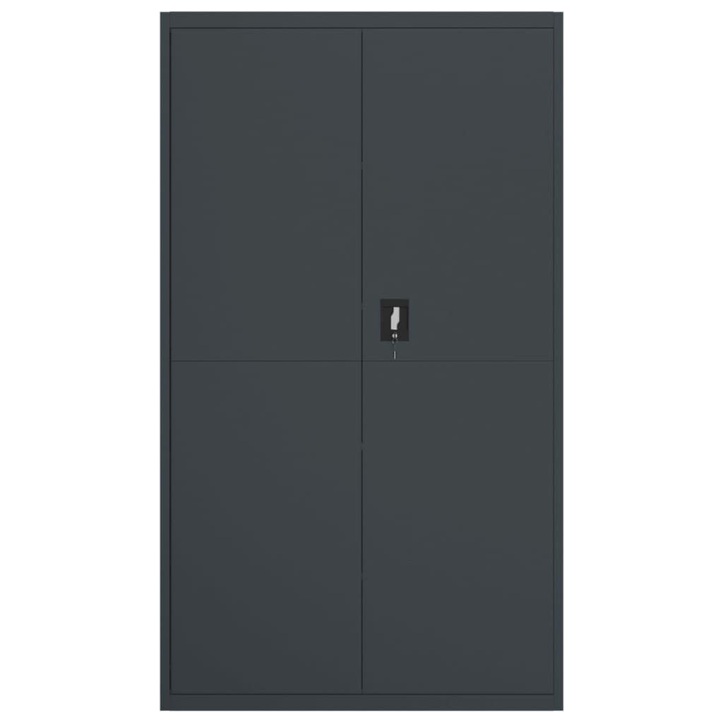 vidaXL File Cabinet Anthracite 105x40x180 cm Steel 3