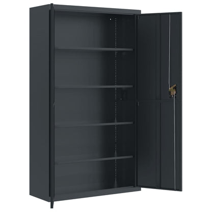 vidaXL File Cabinet Anthracite 105x40x180 cm Steel 4