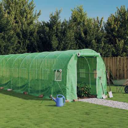 vidaXL Greenhouse with Steel Frame 8 m² Green
