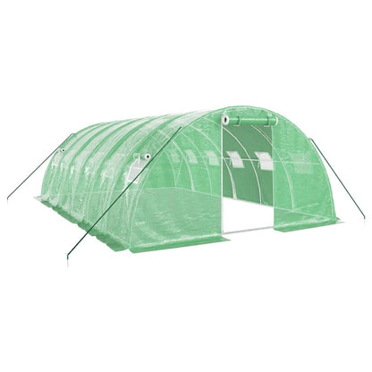 vidaXL Greenhouse with Steel Frame Green 24 m² 6x4x2 m 2