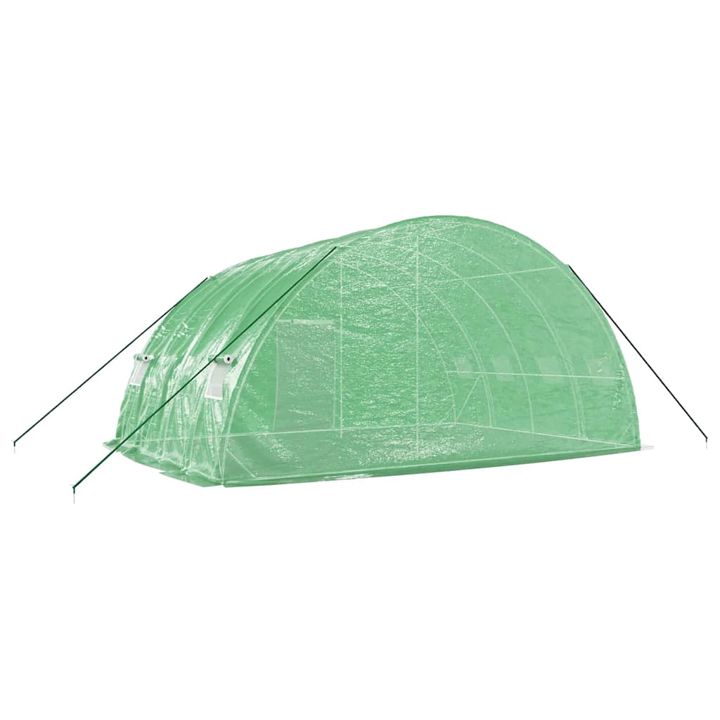 vidaXL Greenhouse with Steel Frame Green 24 m² 6x4x2,85 m 5