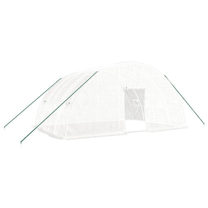vidaXL Greenhouse with Steel Frame White 24 m² 6x4x2,85 m 2
