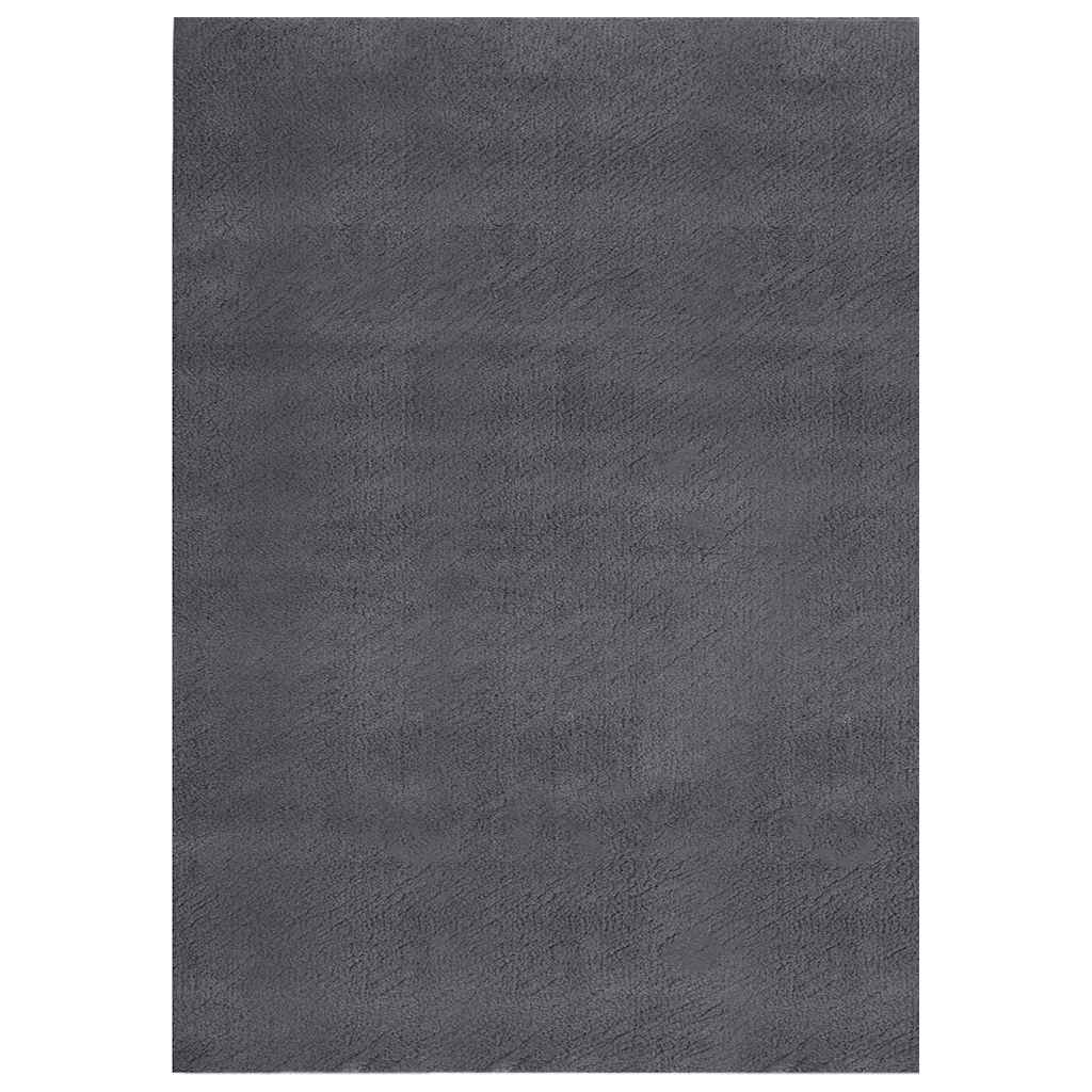 Shaggy Rug 200x275 cm Polyester Anthracite