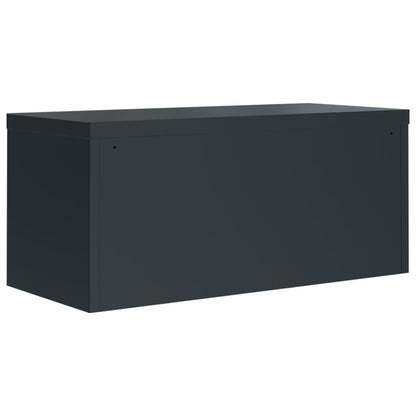 vidaXL File Cabinet Anthracite 90x40x110 cm Steel 6