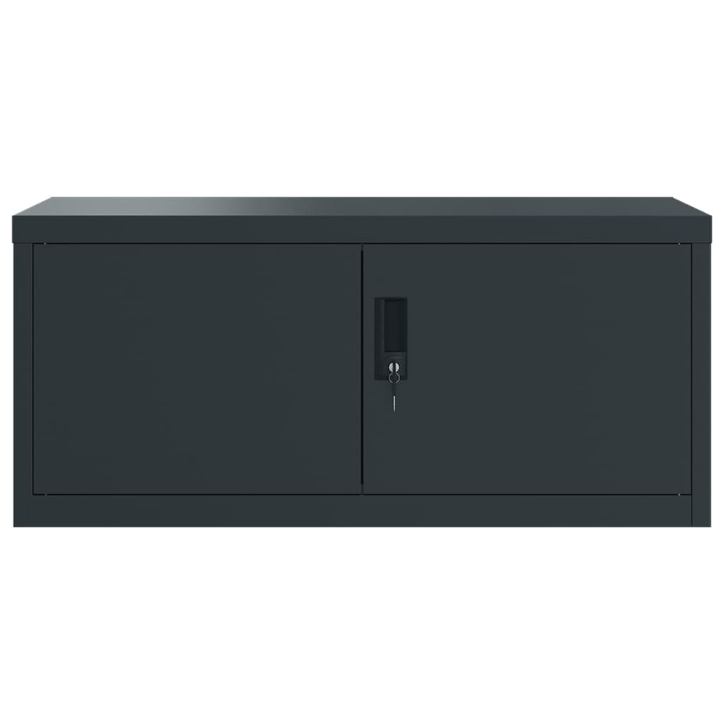 vidaXL File Cabinet Anthracite 90x40x130 cm Steel 4