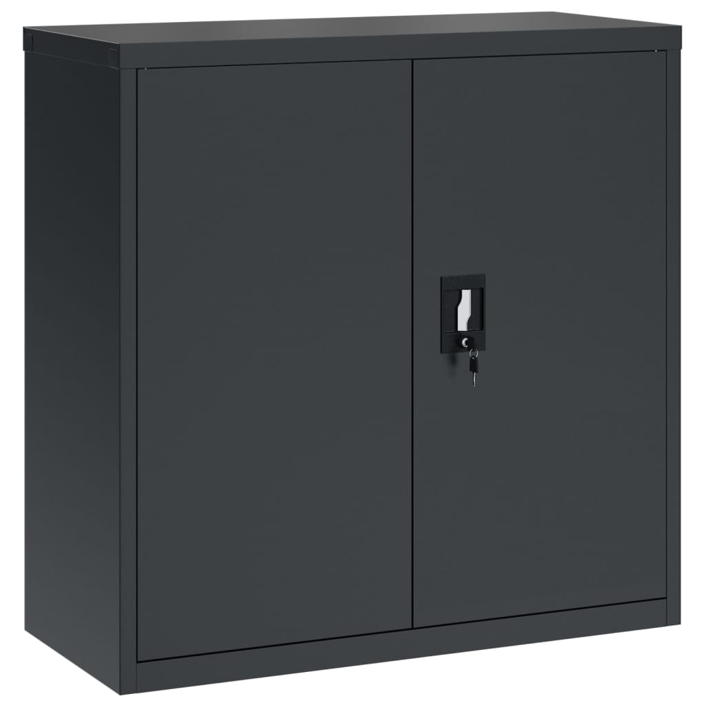 vidaXL File Cabinet Anthracite 90x40x130 cm Steel 6
