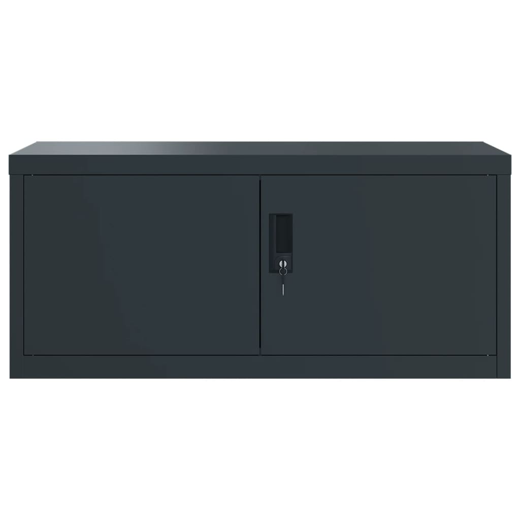 vidaXL File Cabinet Anthracite 90x40x145 cm Steel 4