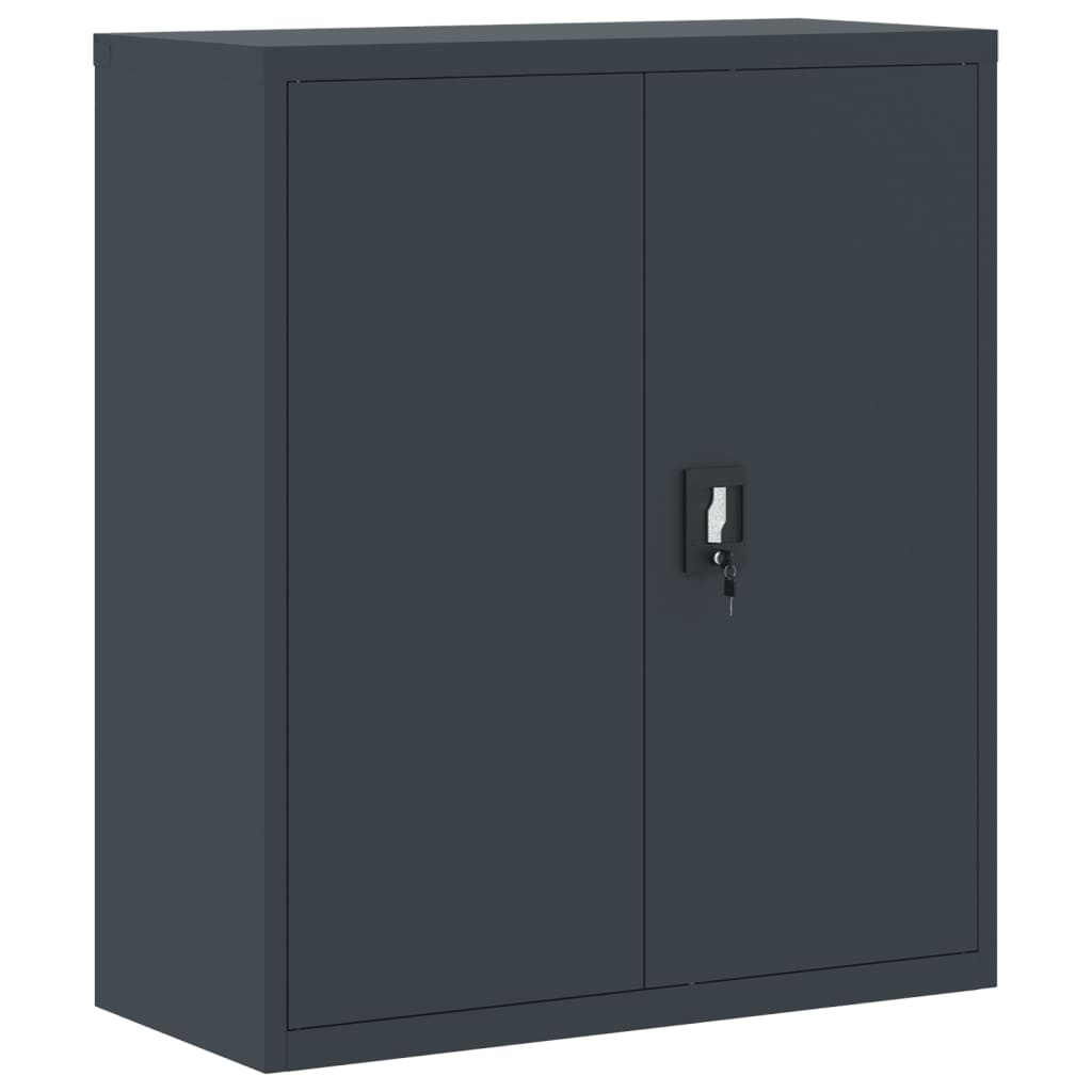 vidaXL File Cabinet Anthracite 90x40x145 cm Steel 6