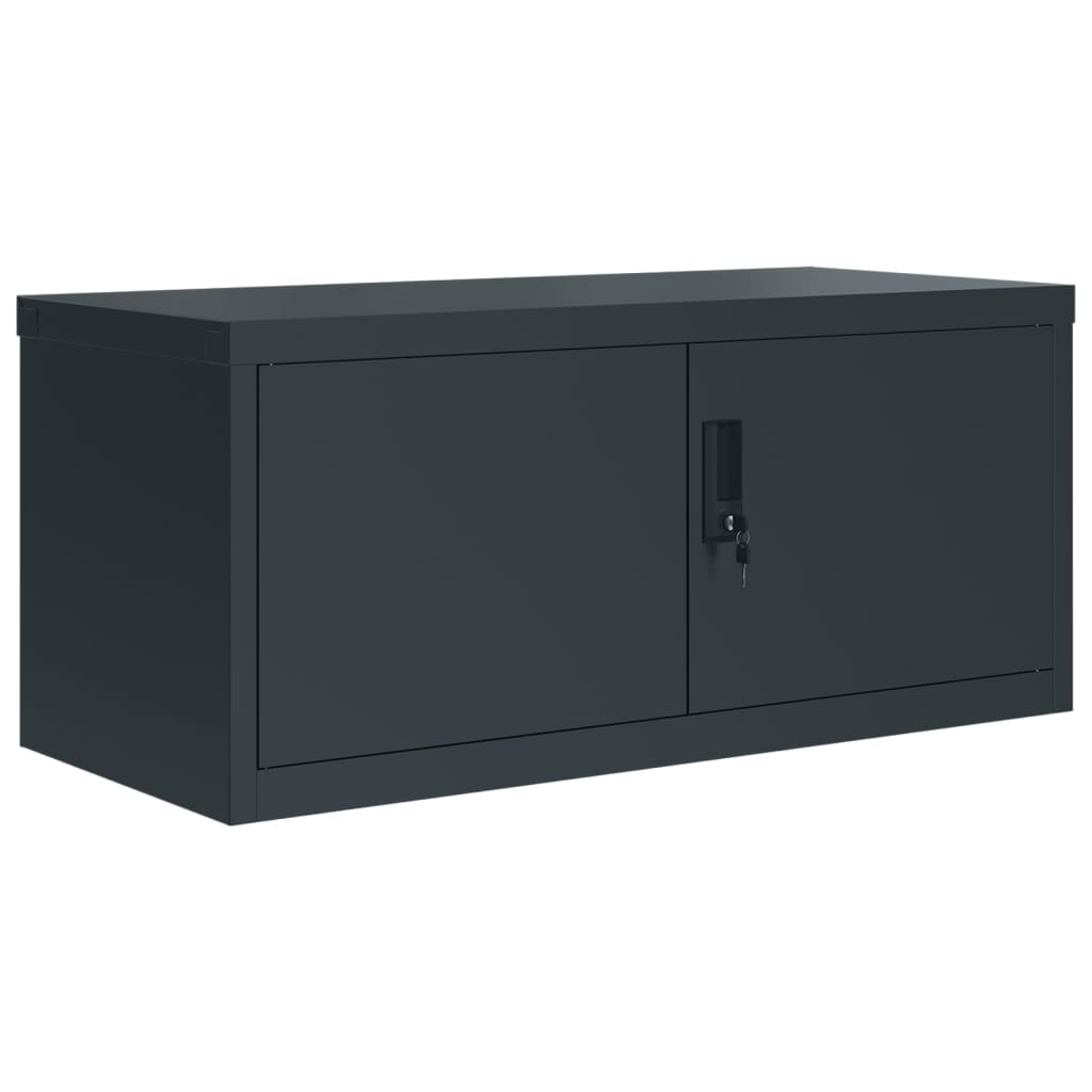 vidaXL File Cabinet Anthracite 90x40x220 cm Steel 3