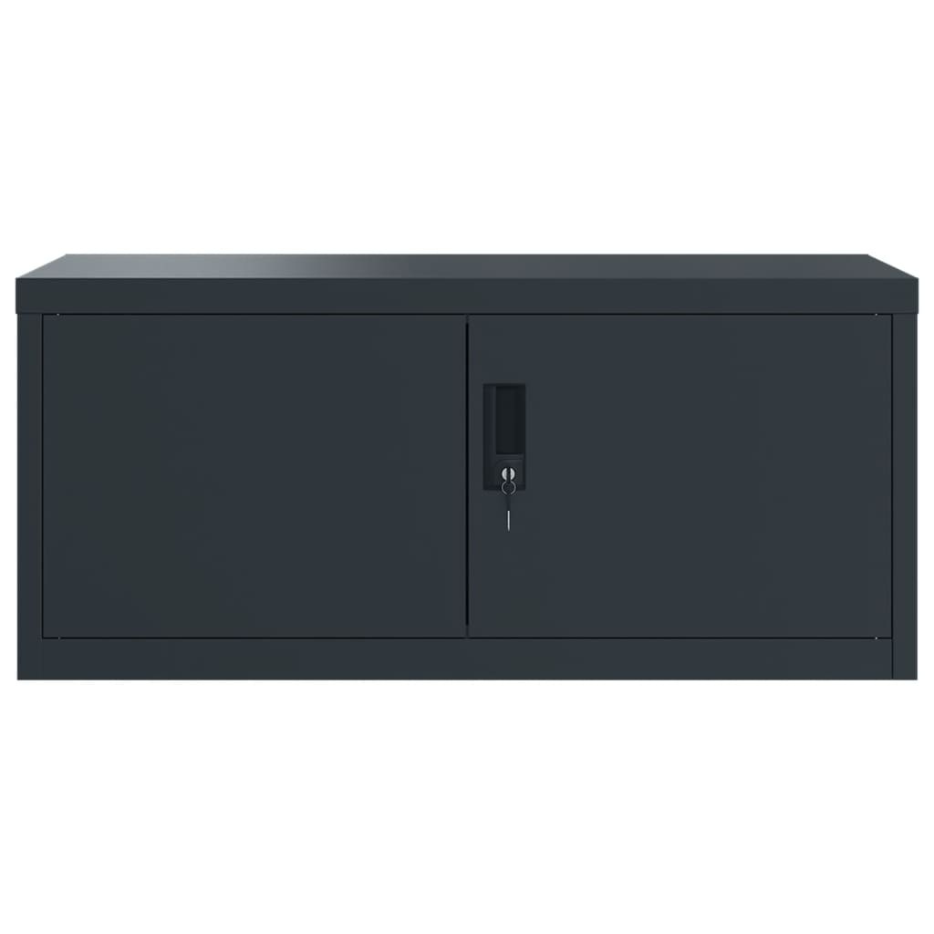 vidaXL File Cabinet Anthracite 90x40x220 cm Steel 4