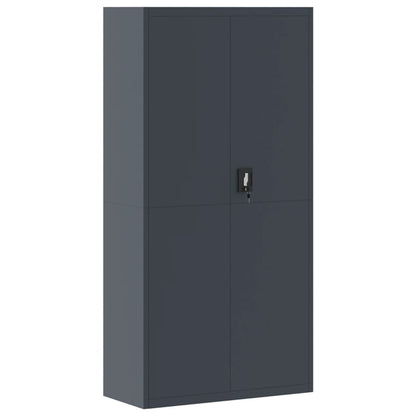 vidaXL File Cabinet Anthracite 90x40x220 cm Steel 6