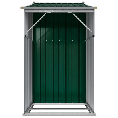 vidaXL Garden Shed Green 277x93x179 cm Galvanised Steel 6