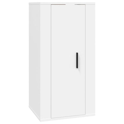 vidaXL 7 Piece TV Cabinet Set White Engineered Wood 5