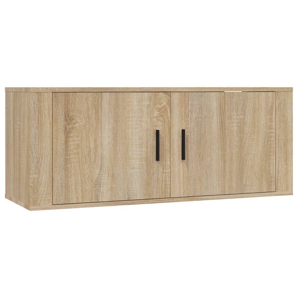 vidaXL 6 Piece TV Cabinet Set Sonoma Oak Engineered Wood 4