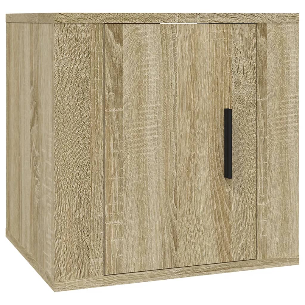 vidaXL 6 Piece TV Cabinet Set Sonoma Oak Engineered Wood 5