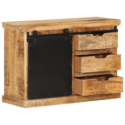 vidaXL Sideboard 80x30x55 cm Solid Rough Wood Mango 2