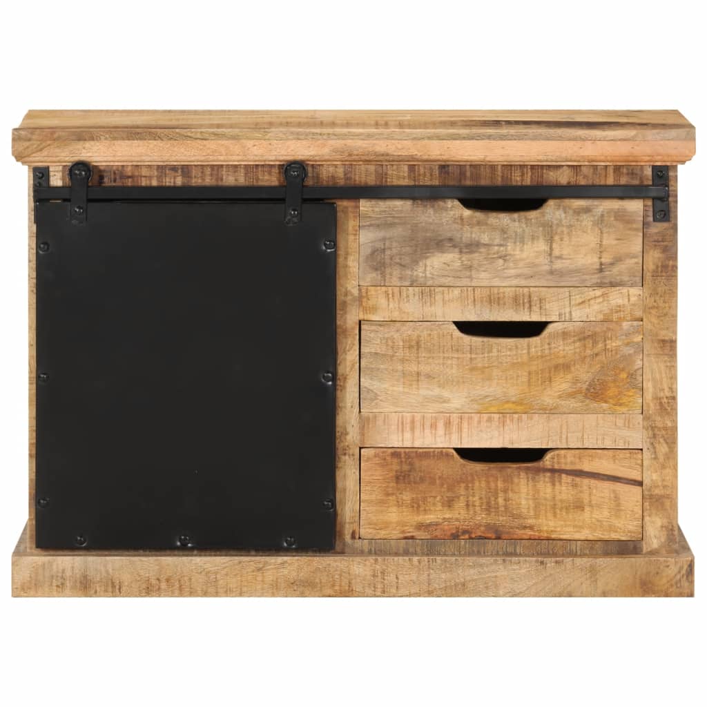 vidaXL Sideboard 80x30x55 cm Solid Rough Wood Mango 4