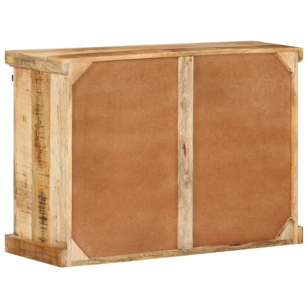 vidaXL Sideboard 80x30x55 cm Solid Rough Wood Mango 5