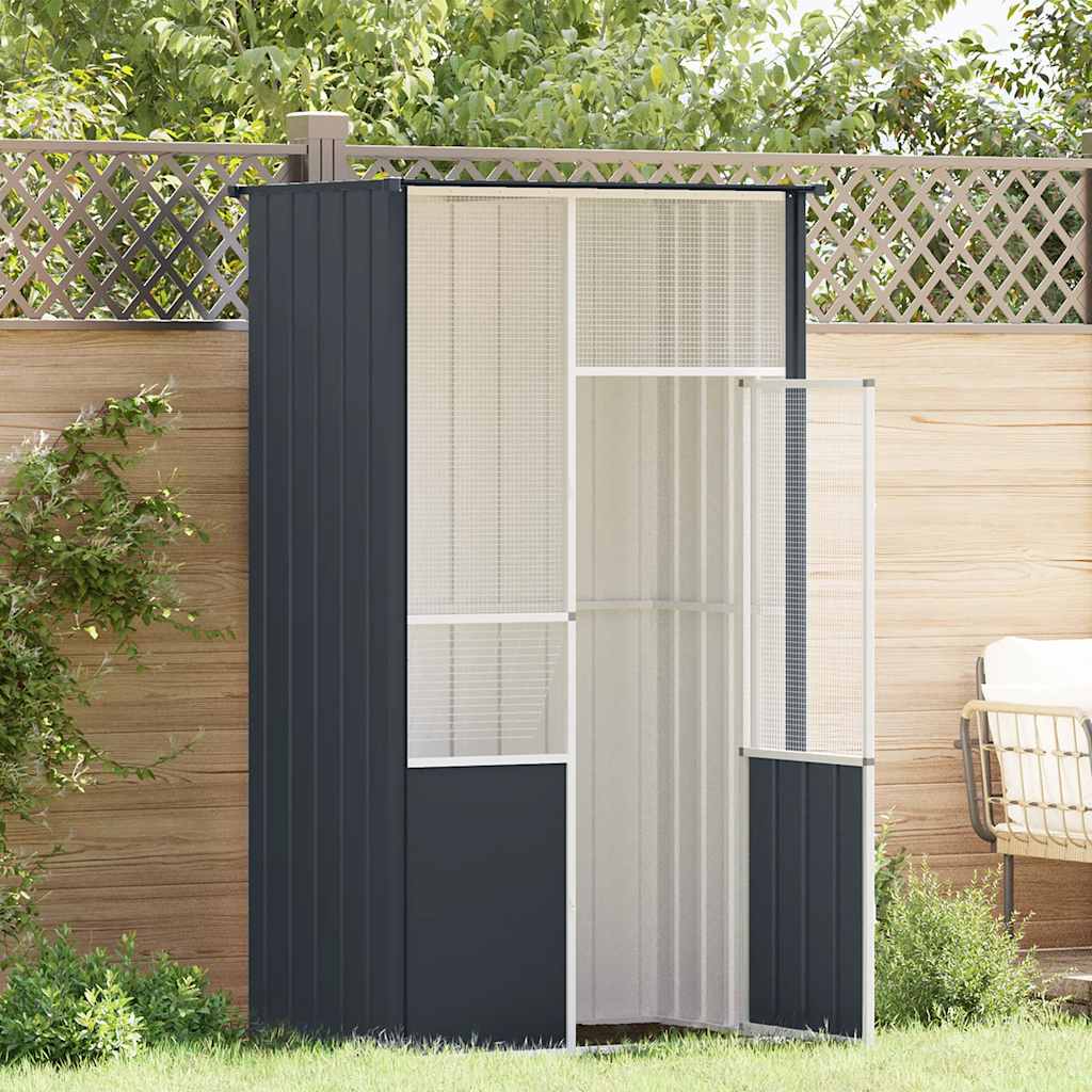 vidaXL Bird Cage Galvanised Steel