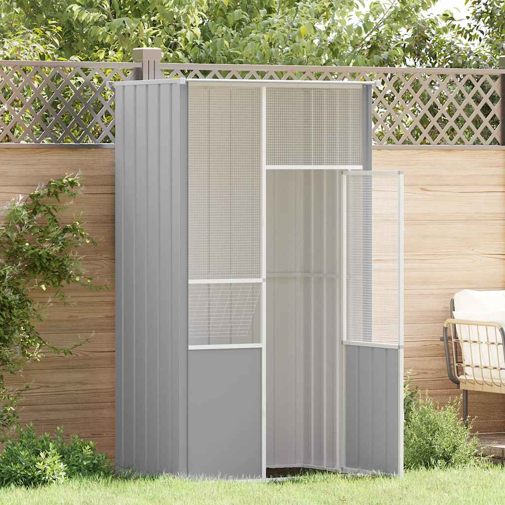 vidaXL Bird Cage Galvanised Steel