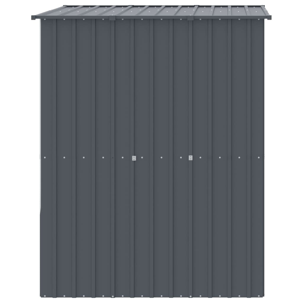 vidaXL Dog House with Roof Anthracite 165x153x181 cm Galvanised Steel 4