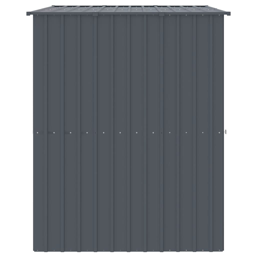 vidaXL Dog House with Roof Anthracite 214x153x181 cm Galvanised Steel 4