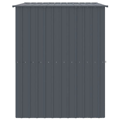 vidaXL Dog House with Roof Anthracite 214x153x181 cm Galvanised Steel 4