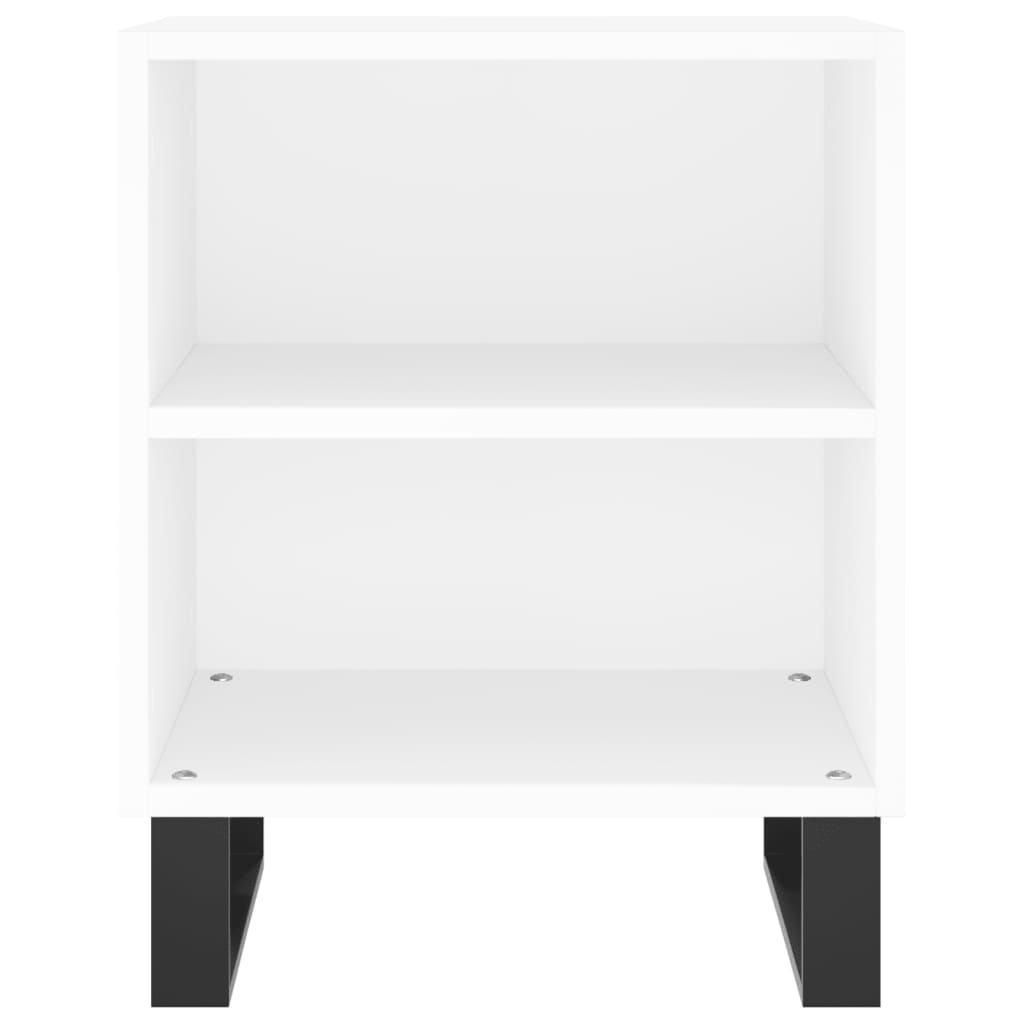 Bedside Cabinet 40x30x50 cm Engineered Wood White