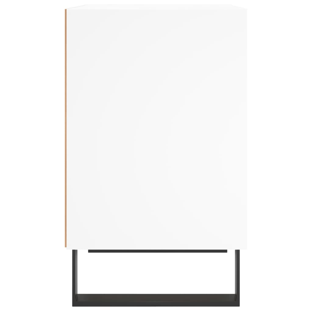 Bedside Cabinet 40x30x50 cm Engineered Wood White