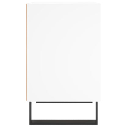 Bedside Cabinet 40x30x50 cm Engineered Wood White
