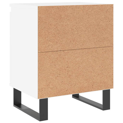 Bedside Cabinet 40x30x50 cm Engineered Wood White
