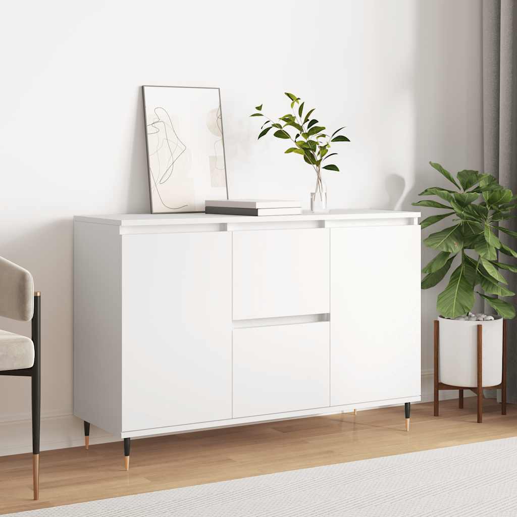 Sideboard 101,5x35x70 cm Engineered Wood White