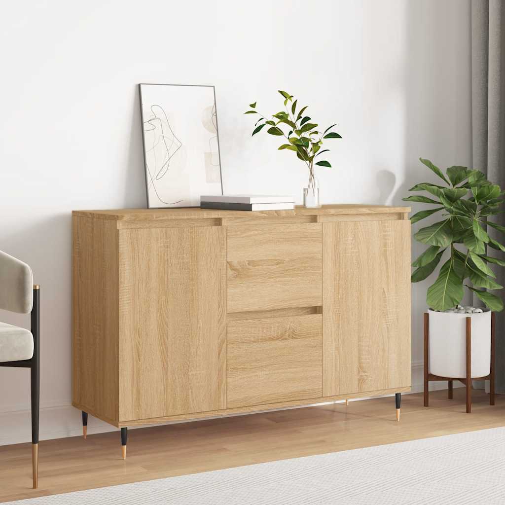 Sideboard 101,5x35x70 cm Engineered Wood Sonoma oak