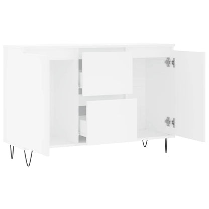 Sideboard 101,5x35x70 cm Engineered Wood White