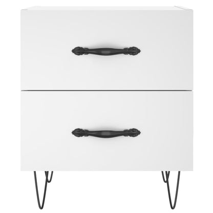 Bedside Cabinet 40x35x47,5 cm Engineered Wood White