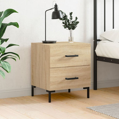 Bedside Cabinet 40x35x47,5 cm Engineered Wood Sonoma oak 1