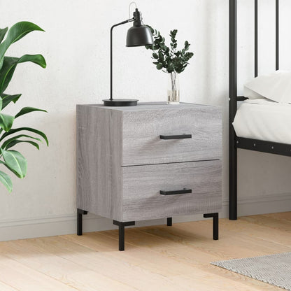 Bedside Cabinet 40x35x47,5 cm Engineered Wood Grey sonoma 1