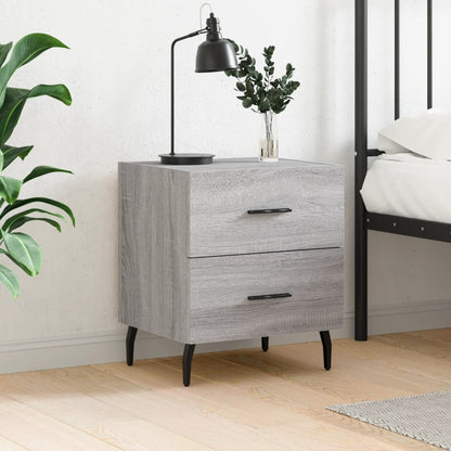 Bedside Cabinet 40x35x47,5 cm Engineered Wood Grey sonoma 1